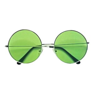 70-tals Glasögon Hippie Grön