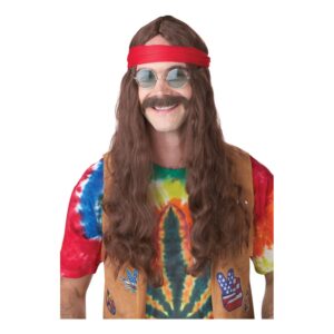 Hippie Man Perukset - One size