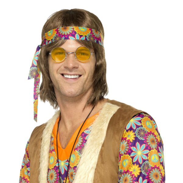 Hippie Glasögon Runda - Gul