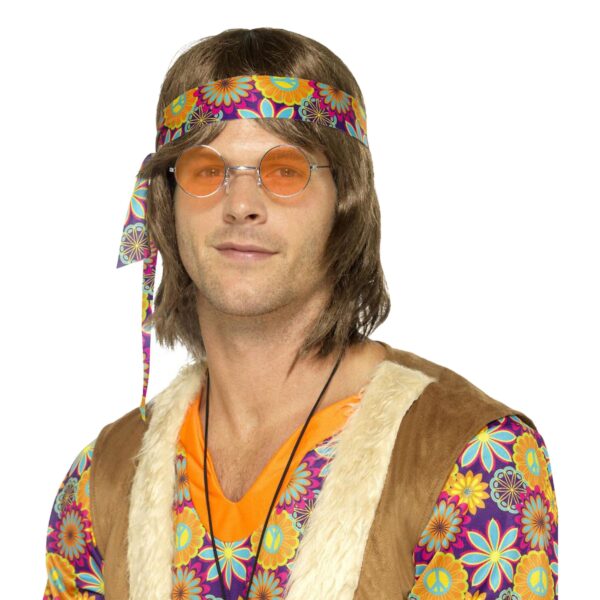 Hippie Glasögon Runda - Orange