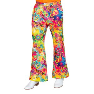 60-tals Hippie Byxor Herr - Large/X-Large